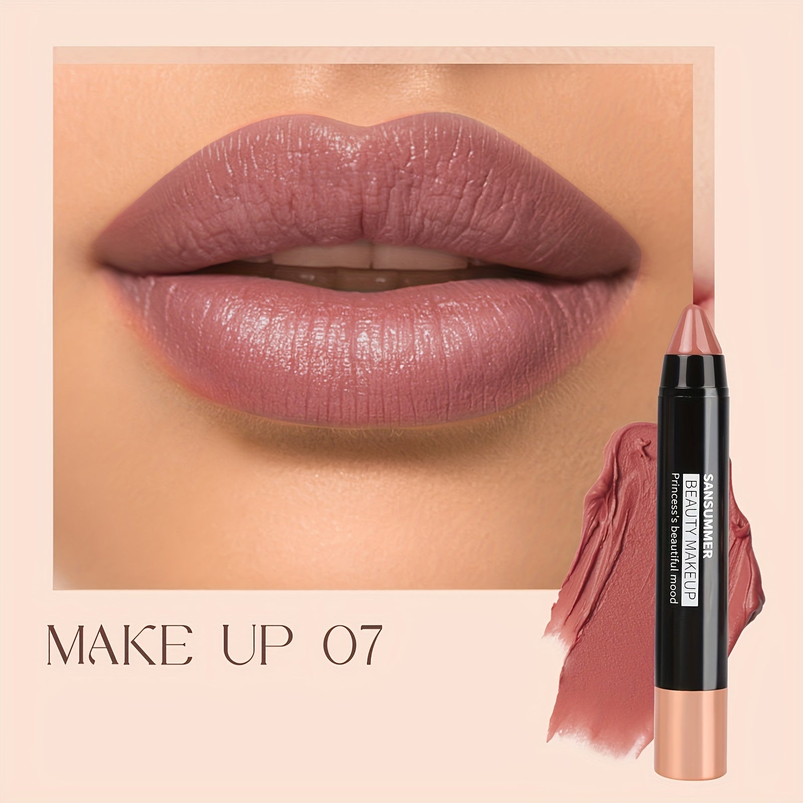 SANSUMMER  Crayon Lipstick-8 Color -9