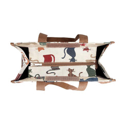 Cat Shopper Tote Bag for Women-3