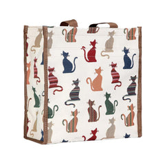 Cat Shopper Tote Bag for Women-0