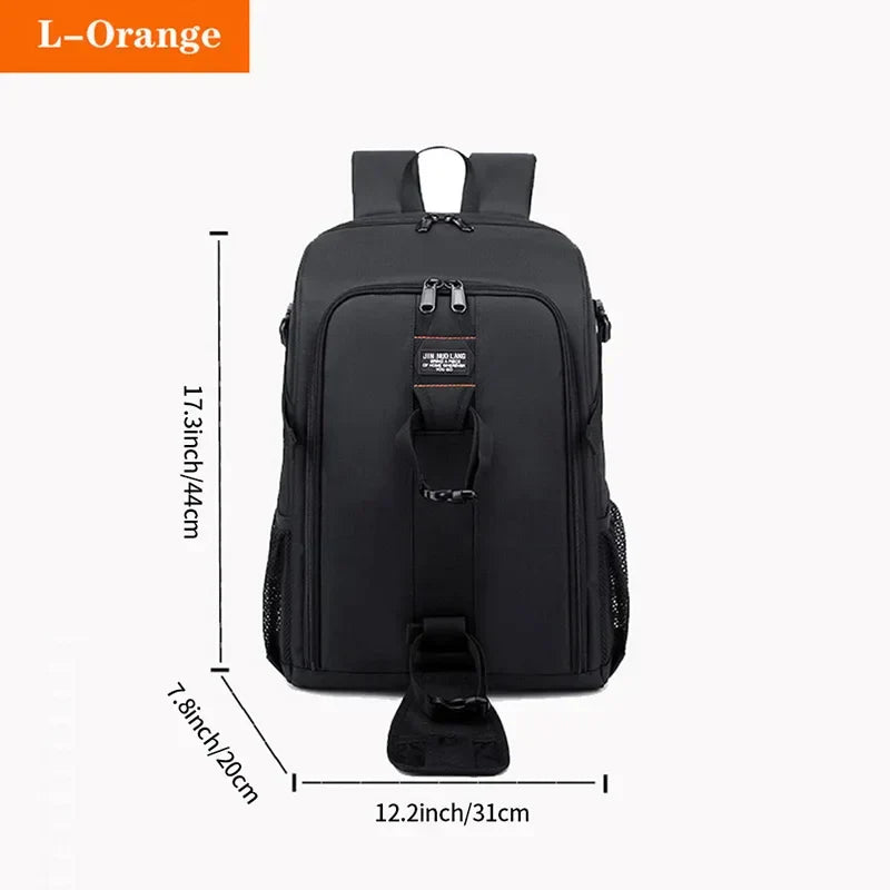 Waterproof DSLR Camera Backpack – Oxford Cloth Photography Bag for Canon-2
