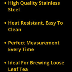 Gold Stainless Steel Tea Measuring Spoon -3