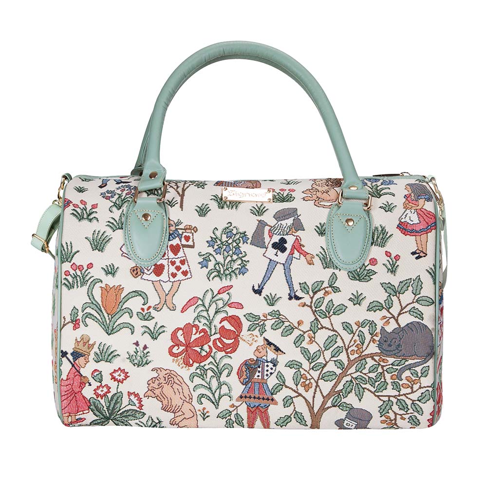 Alice in Wonderland Weekend Travel Bag – Vegan Leather-0