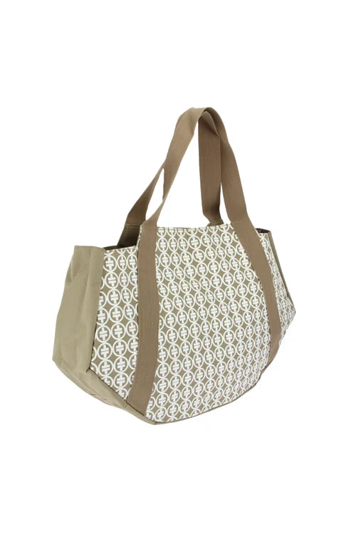 Beige Take That Weekend Tote Bag for Women