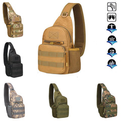 Molle Tactical Sling Bag – Durable Nylon, Multi-Pocket, Adjustable Strap-0
