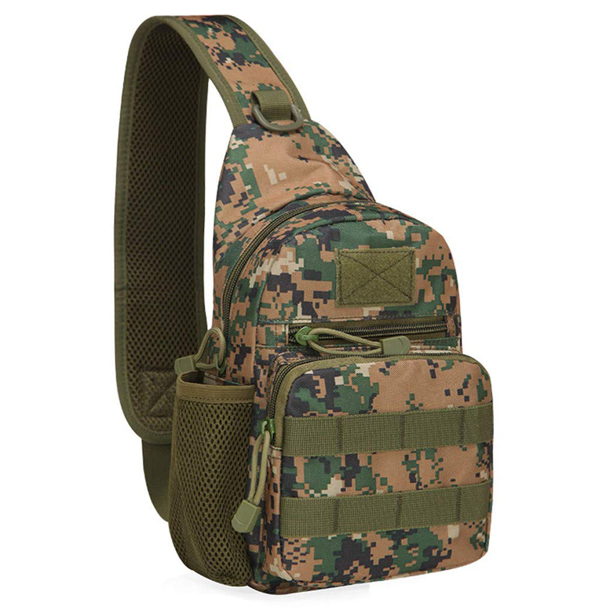 Molle Tactical Sling Bag – Durable Nylon, Multi-Pocket, Adjustable Strap-6