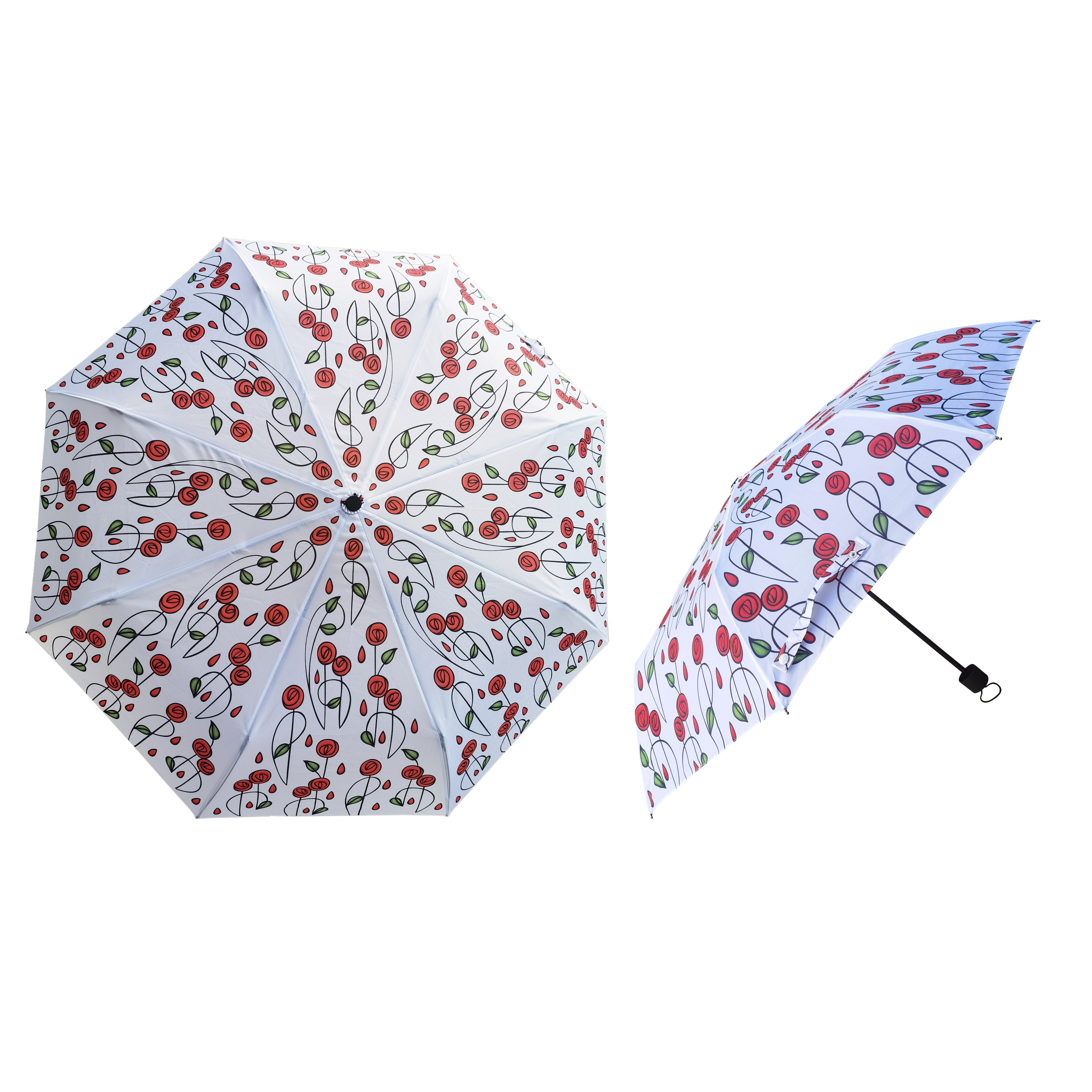 Rennie Mackintosh Rose Umbrella-Kawaii Gift-0
