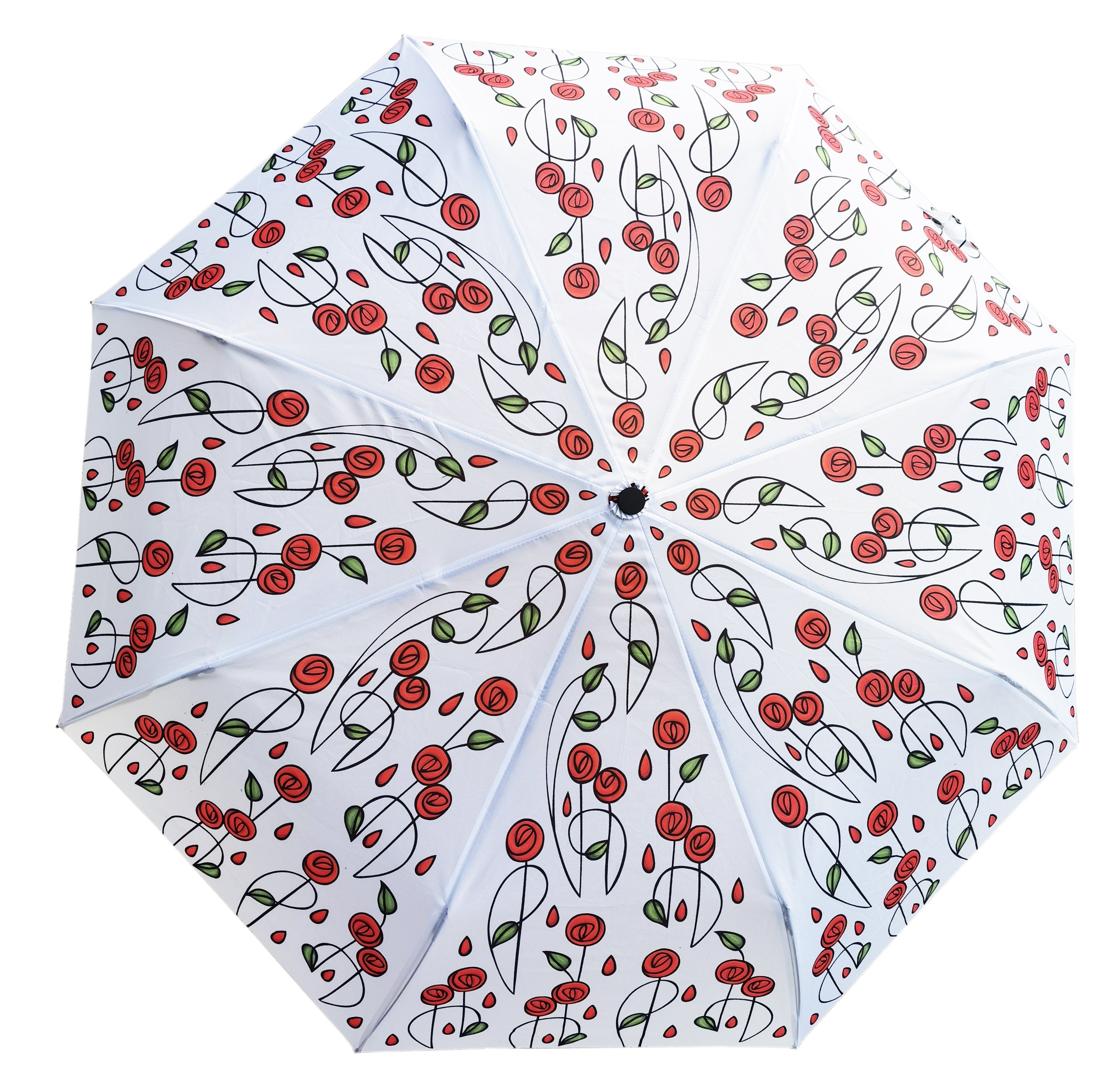 Rennie Mackintosh Rose Umbrella-Kawaii Gift-1
