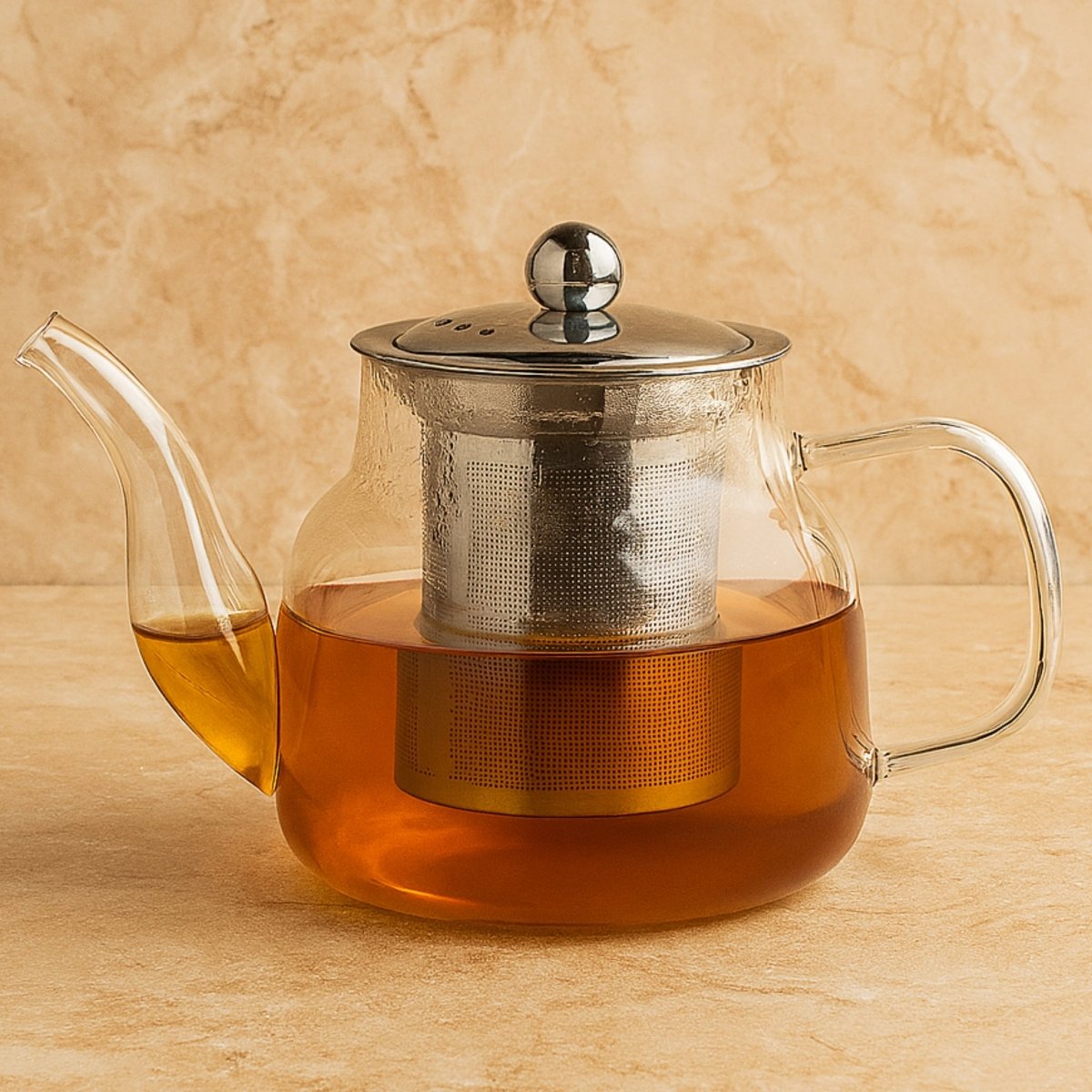 Glass Teapot With Infuser-4