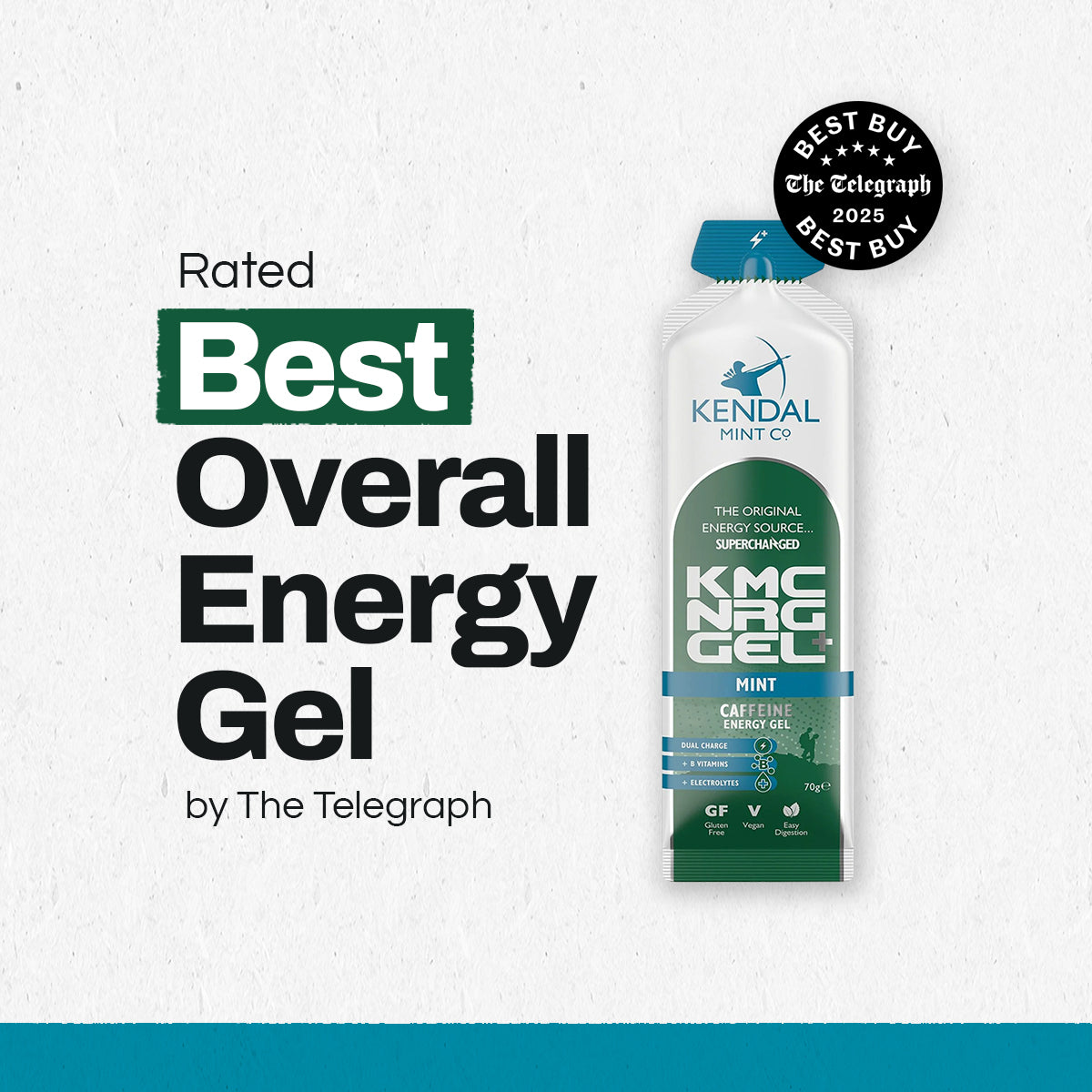 KMC NRG GEL+ Mint Flavour Caffeine Bundle L (48x70g Gels)-1