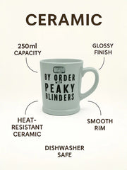 Peaky Blinder  White Ceramic Mug-Gift Pack