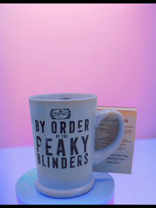 Peaky Blinder  White Ceramic Mug-Gift Pack
