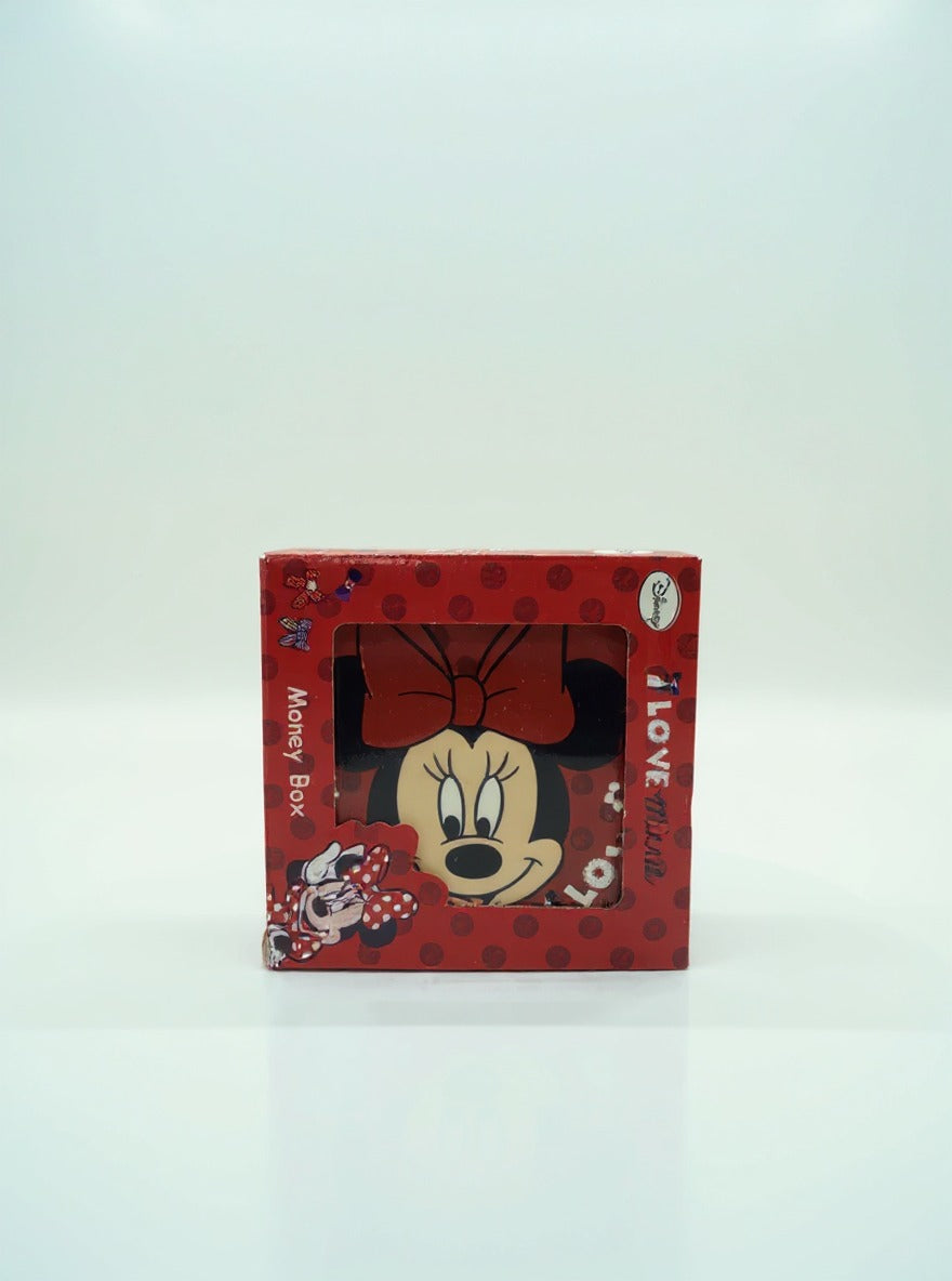 Disney I LOVE MINNIE Money bank With Gift Box.