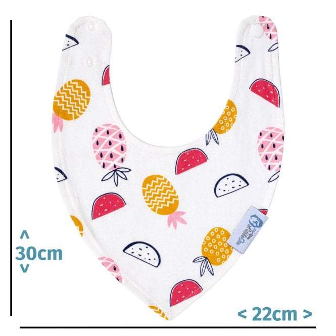 Baby Bandana Dribble Bibs Cotton Pack Of 8 - Girls & Boys-2