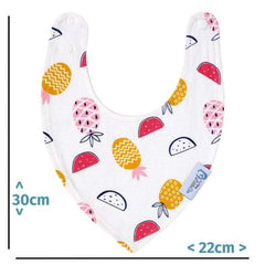 Baby Bandana Dribble Bibs Cotton Pack Of 8 - Girls & Boys-2