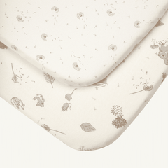 Bedside Crib Fitted Sheets 2pk -1