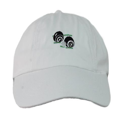Bowls Logo Baseball Cap – Classic 5-Panel Adjustable White Hat-1