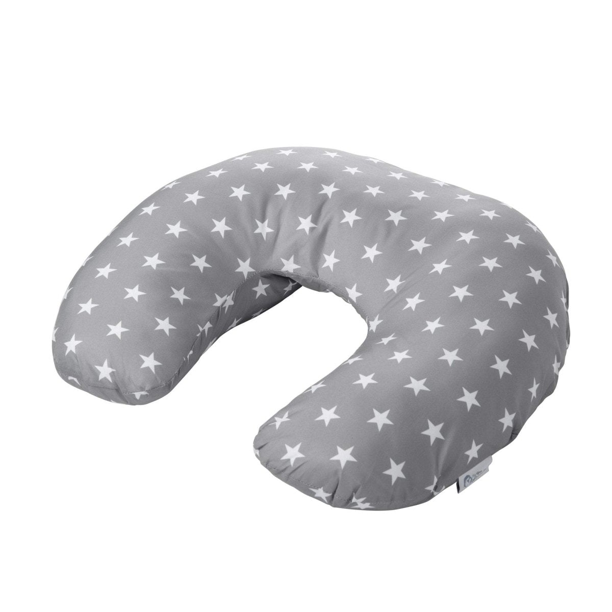 Breast Feeding Maternity Nursing Pillow - Grey with Stars-1