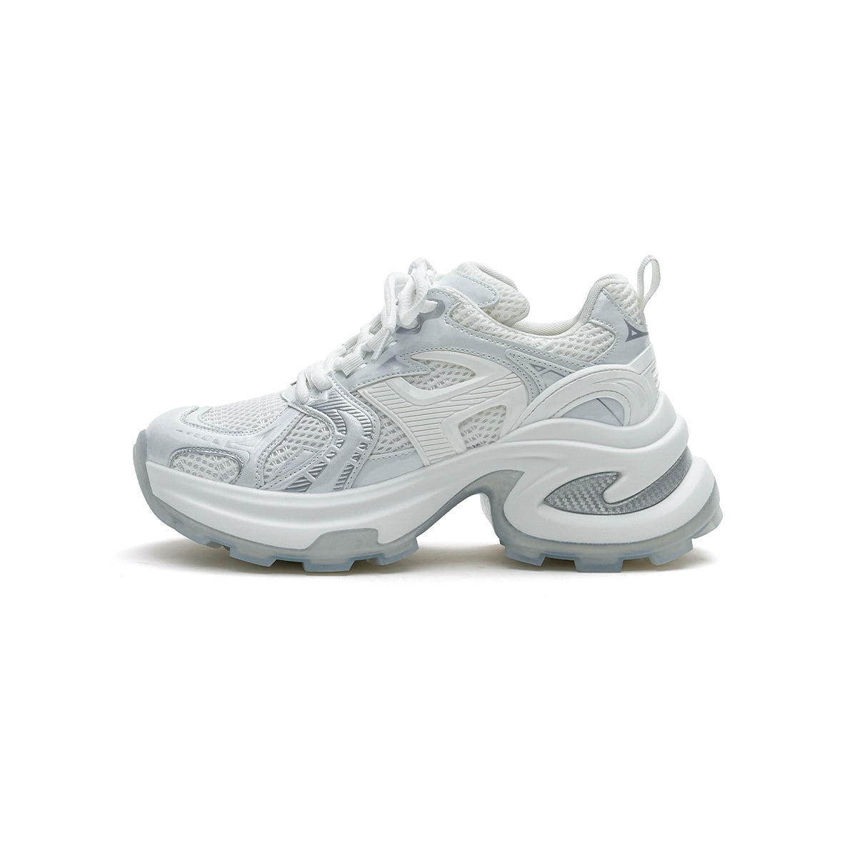Breathable Mesh Platform Sneakers Trainers-5