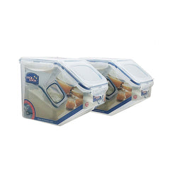 Classic 2pc Rectangular Tapered Blue Food Container Set 10L -1