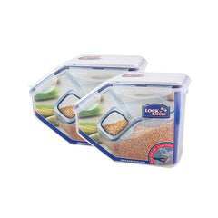 Classic 2pc Rectangular Tapered Blue Food Container Set 10L -0