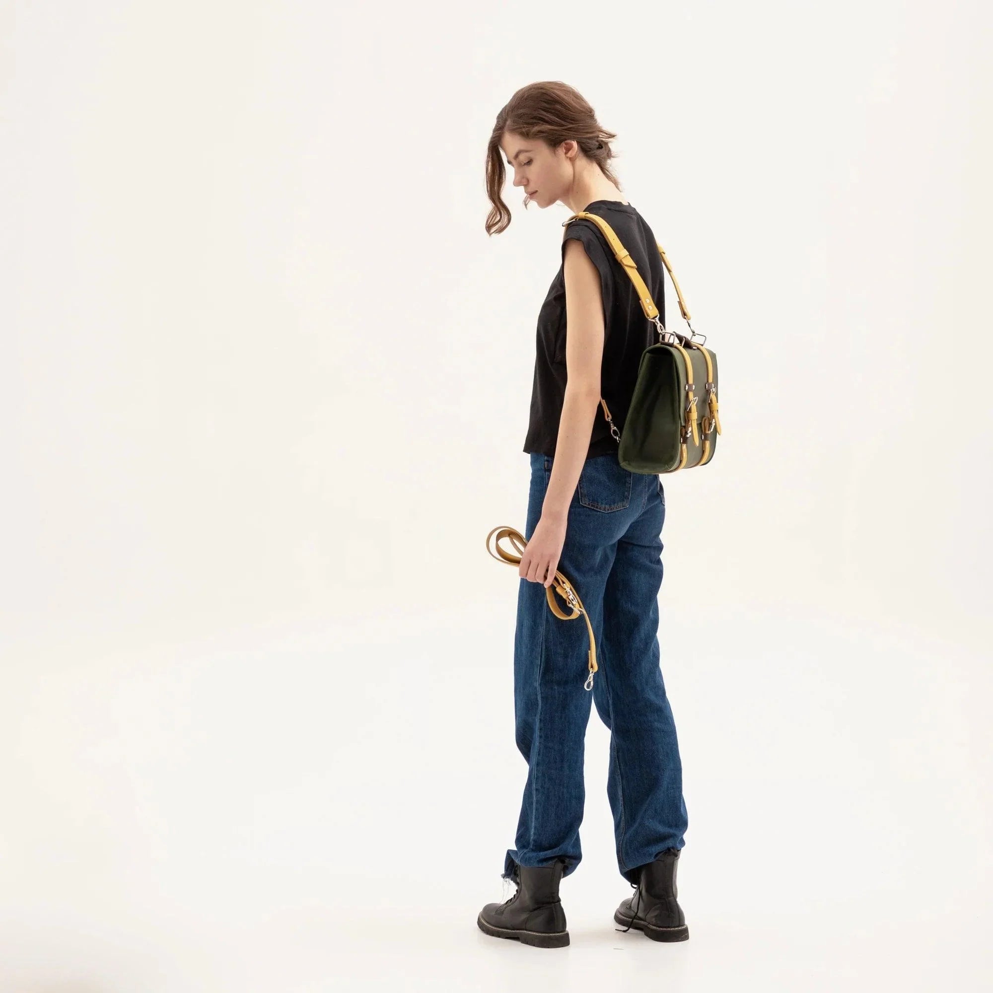 Genuine Leather Briefcase Bag-TORONATA Lora | Handcrafted Women Professional Work Bag-2