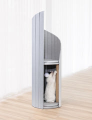 Elegant Cat Tower of Time Tree – Stylish, Stable & Fun Cat Play Structure-2