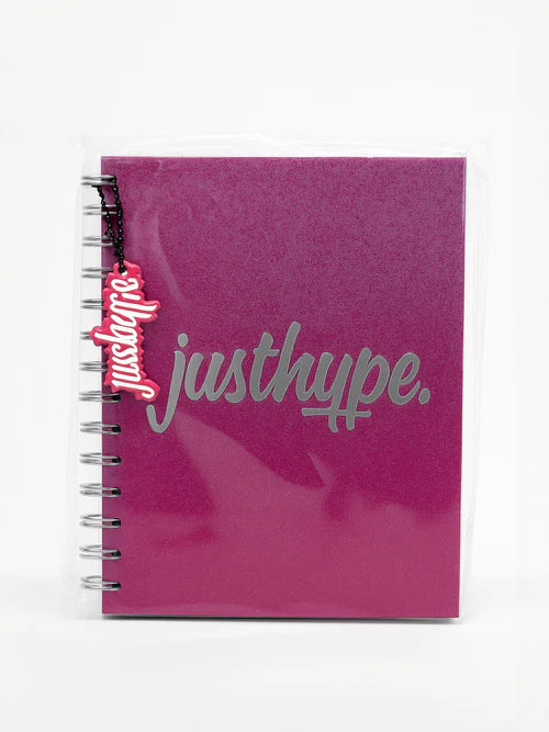 Just Hype Pink Sleek Notebook – Licensed Urban Charm