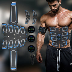 EMS Abs Stimulator Belt – Smart Muscle Trainer for Core, Arms & Legs | Portable Fitness Toning Device