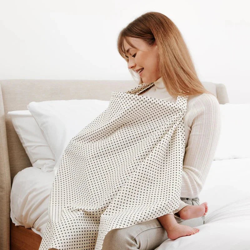 Maternity & Nursing Essentials Bundle-Nursing Pillow + Breastfeeding Apron + 6ft Maternity Pillow-3
