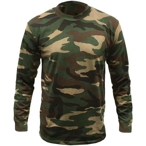 Camouflage Long Sleeve T-Shirt-0
