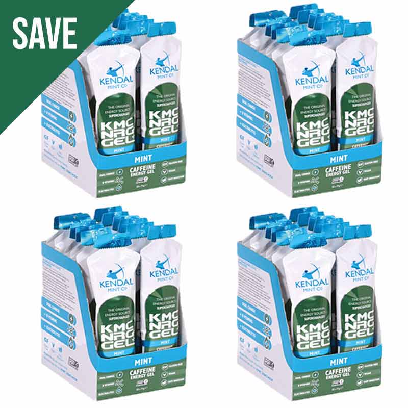KMC NRG GEL+ Mint Flavour Caffeine Bundle L (48x70g Gels)-2