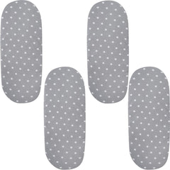 Moses Basket Jersey Fitted Sheet 100% Cotton - Pack Of 4-10