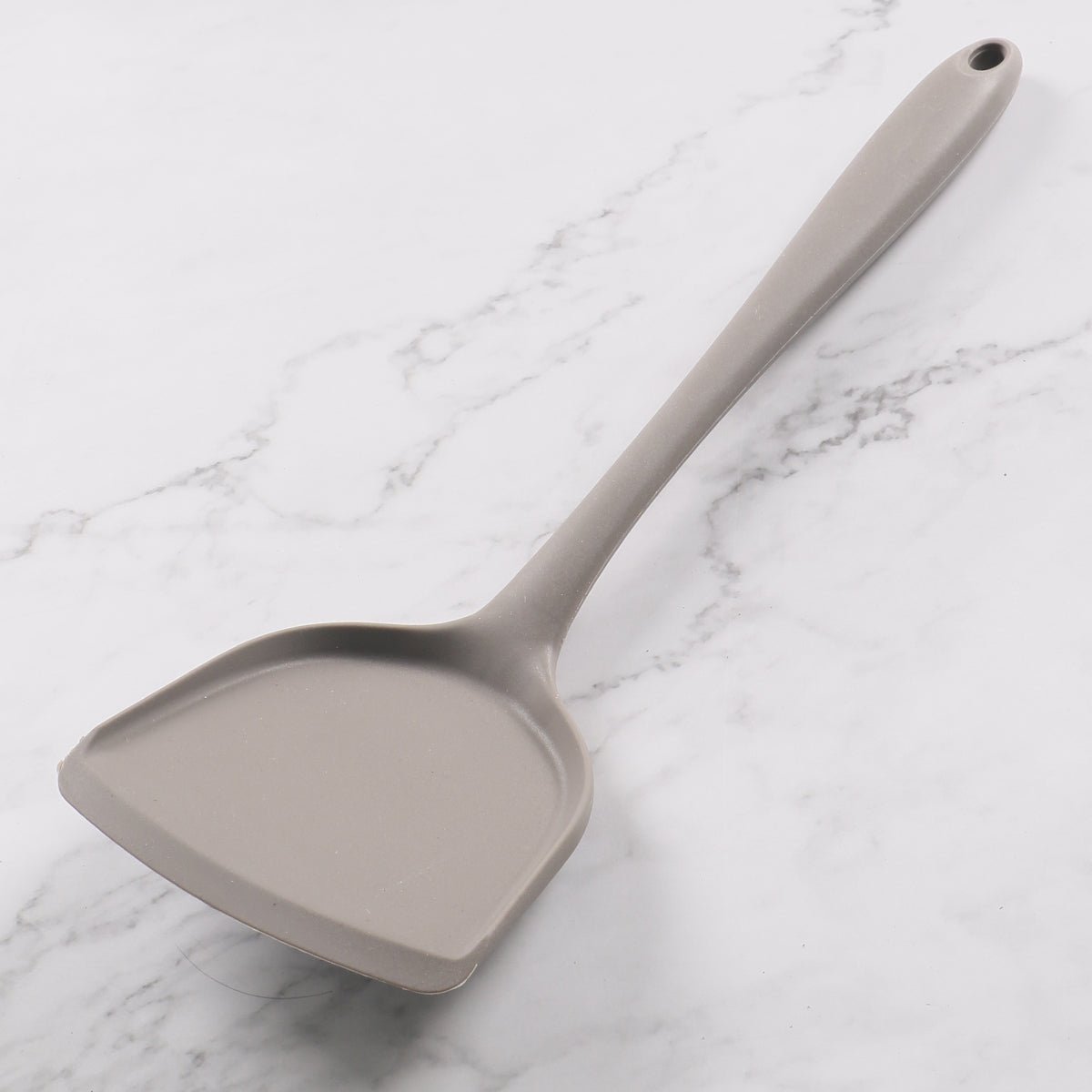 Nordic High Heat Proof Grey Silicone Turner - Heat-Resistant Non-Stick Cooking Utensil-2