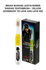Justin Bieber Musical Yellow Toothbrush- (Somebody to Love and Love me)