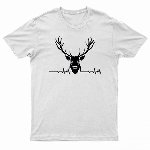 Men’s Adults Stag ECG Logo Printed T-Shirt– Cotton Crew Neck, Durable Finish-3