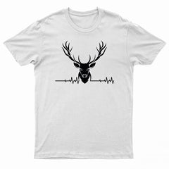 Men’s Adults Stag ECG Logo Printed T-Shirt– Cotton Crew Neck, Durable Finish-3