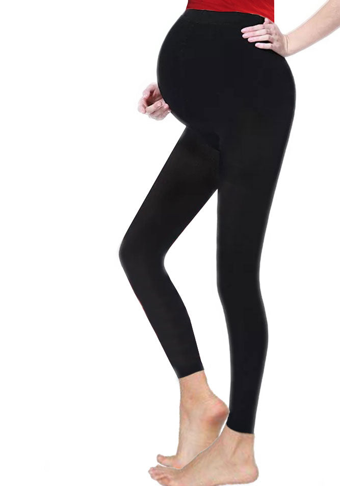 Hugs & Kisses Black Maternity Secret Fit Belly Leggings – Full Length-0